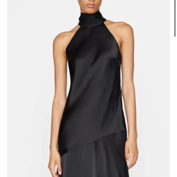 bhldn halter pearl-embellished mini dress Miss Circle Women's Ori White Halter Neck Crystal Pearl Mini Dress main image 0
